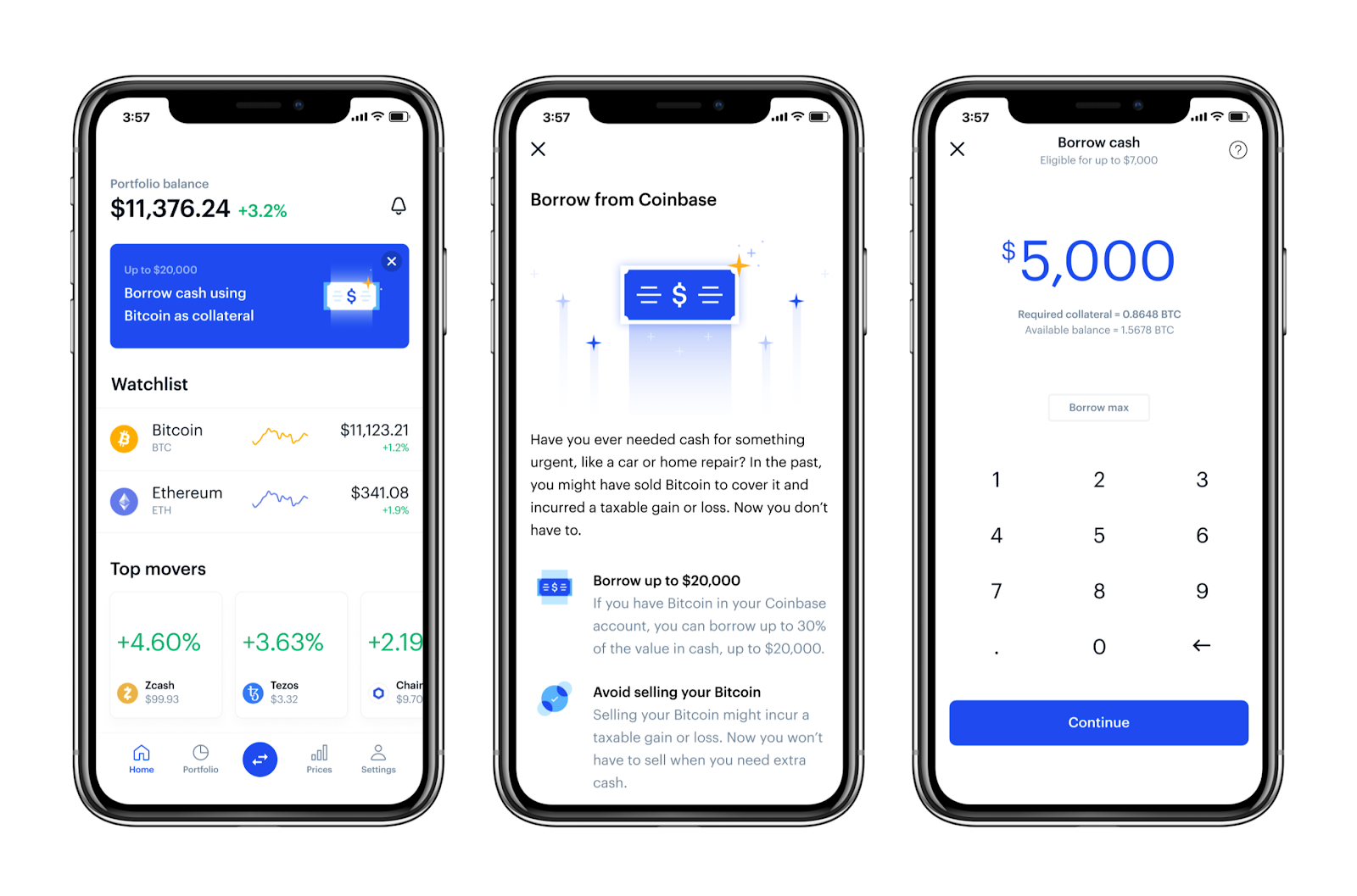 Borrow cash using Bitcoin on Coinbase | by Coinbase | Aug, 2020 | The Coinbase Blog