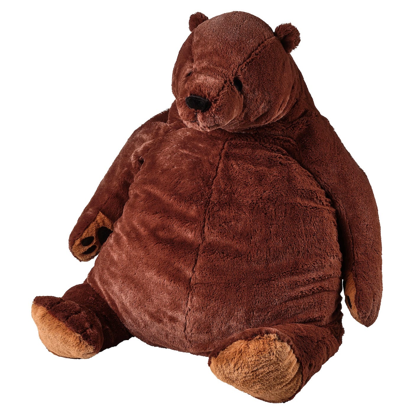 round bear plush
