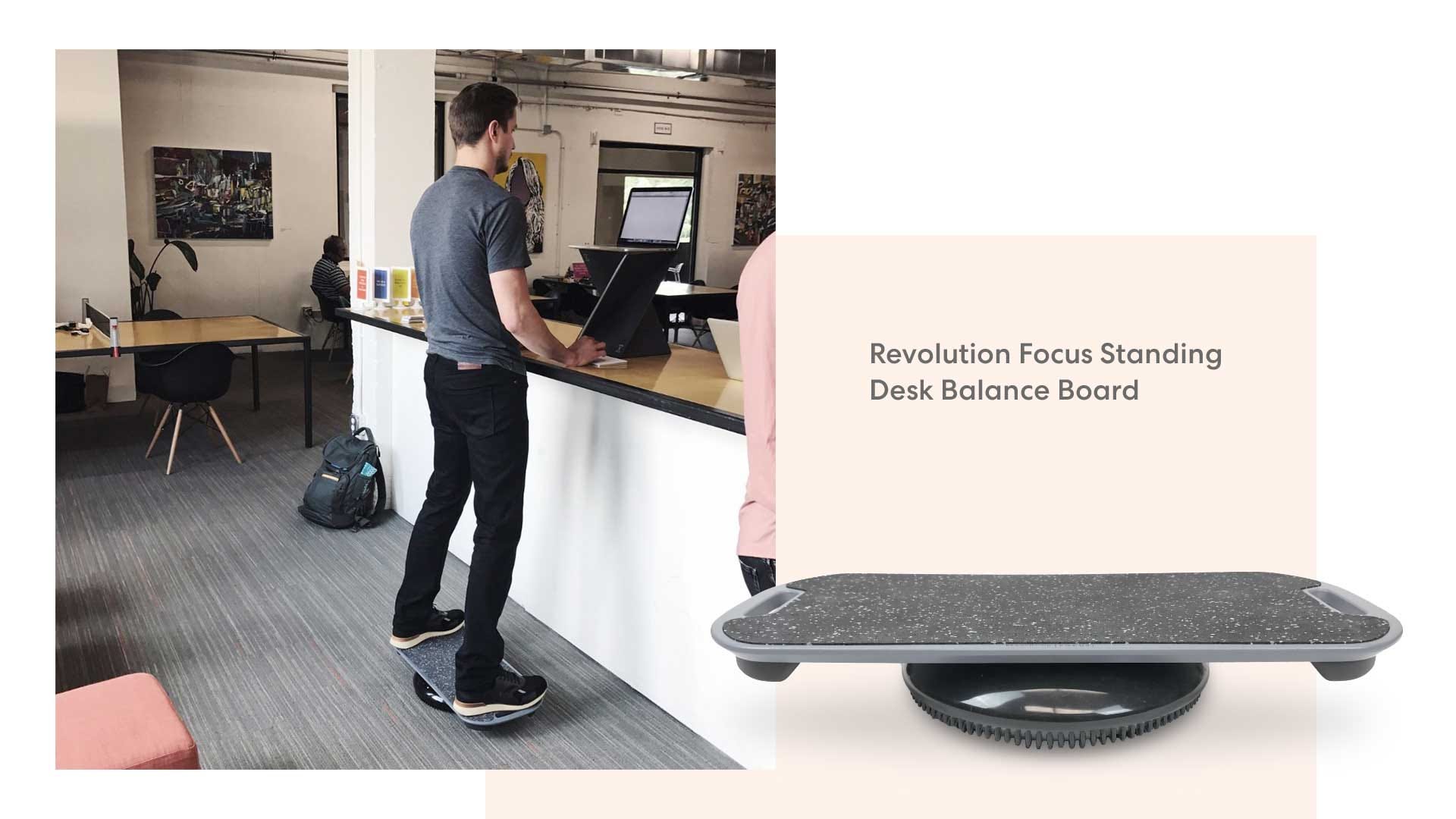 ergonomic Best Wobble Board For Standing Desk for Small Bedroom
