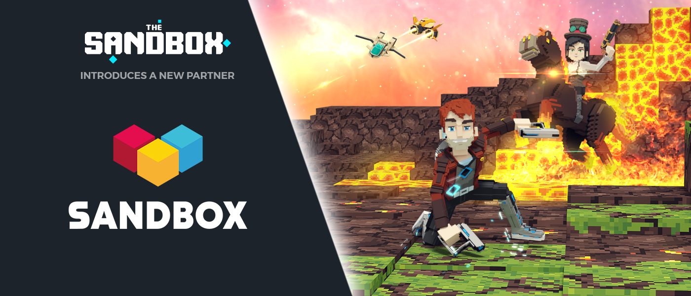 Partnership announcement The Sandbox ft. Sandbox Network by The