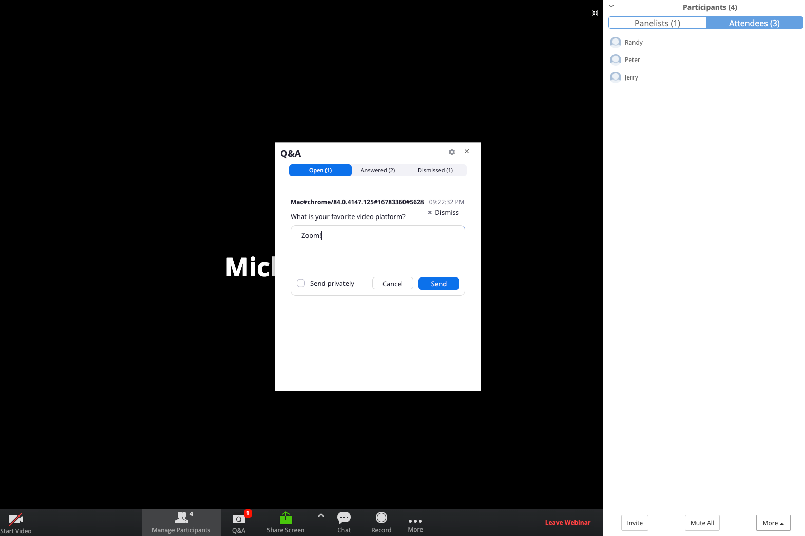 New Webinar Features For Web Sdk 1 8 0 By Michael Purnell Zoom Developer Blog Medium
