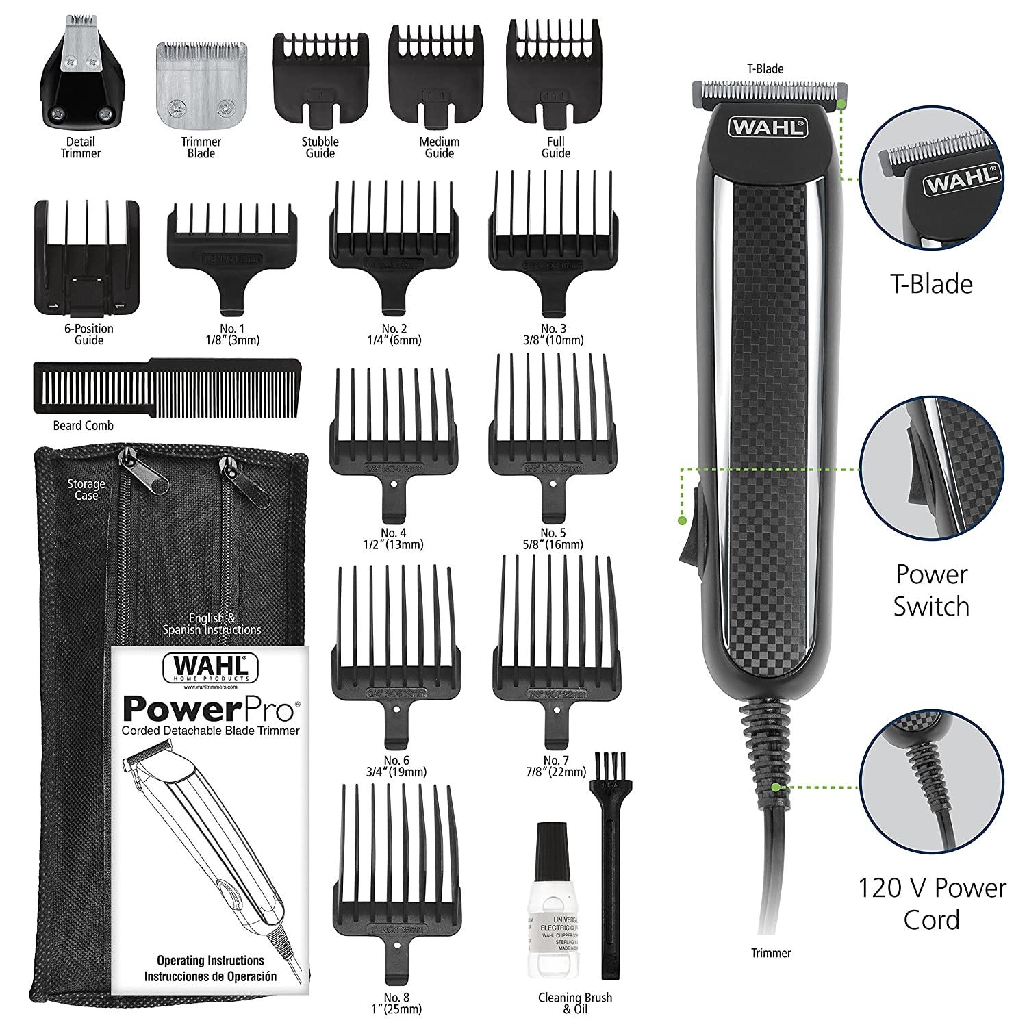 wahl shaver attachments