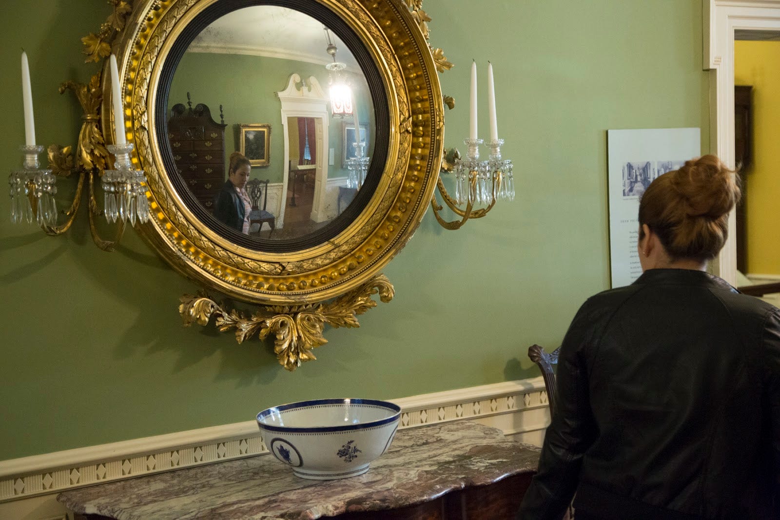 Look At Art Get Paid Viewfinder Reflecting On Museum - 