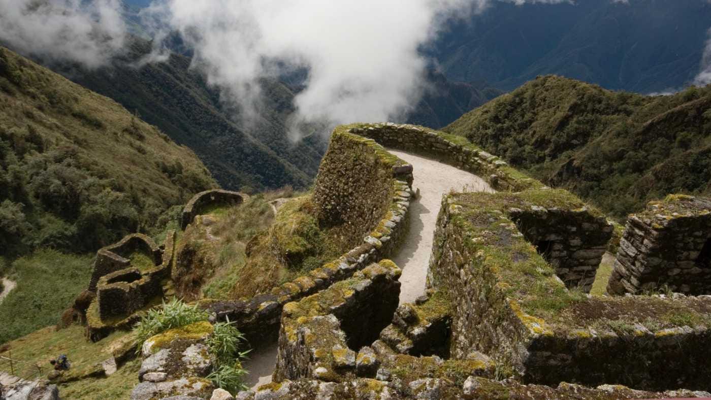 Inca trail to Machu Picchu Peru