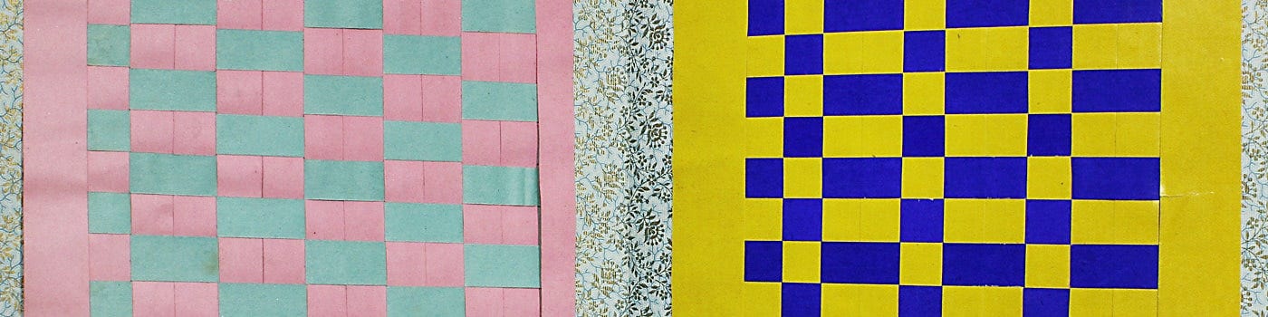 history of paper weaving