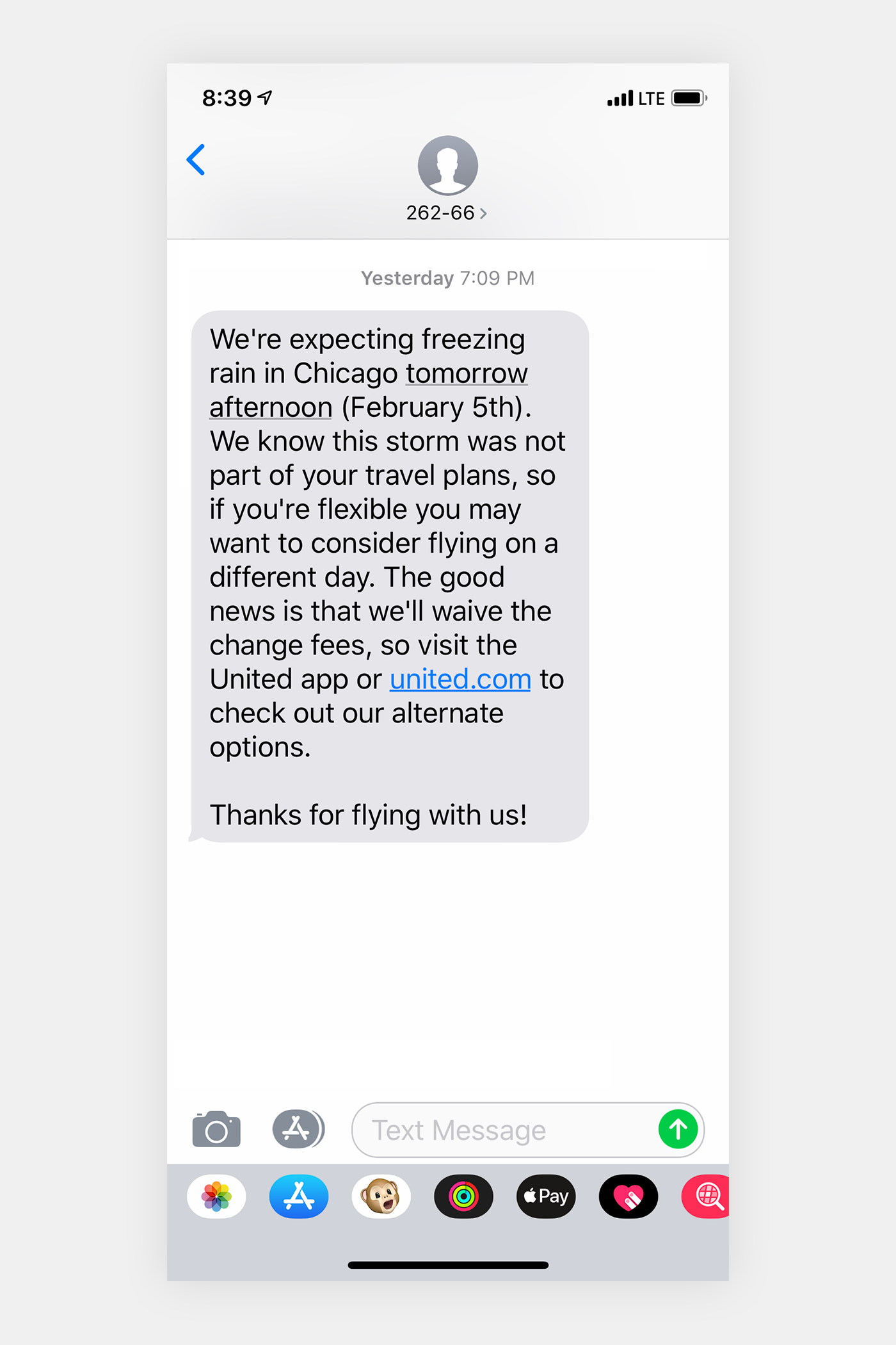 Airline Travel Weather Advisory