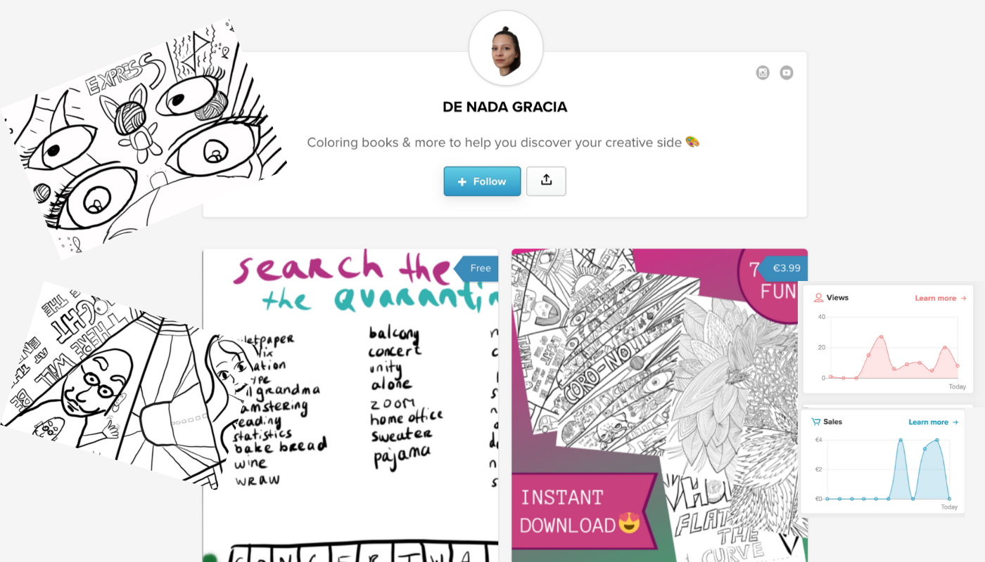 I Made A Pdf Printable Coloring Book And Sold It Online Here S How I Did It By Gracia Kleijnen Medium I Made A Pdf Printable Coloring Book And Sold It Online Here S How I Did It By Gracia Kleijnen Medium