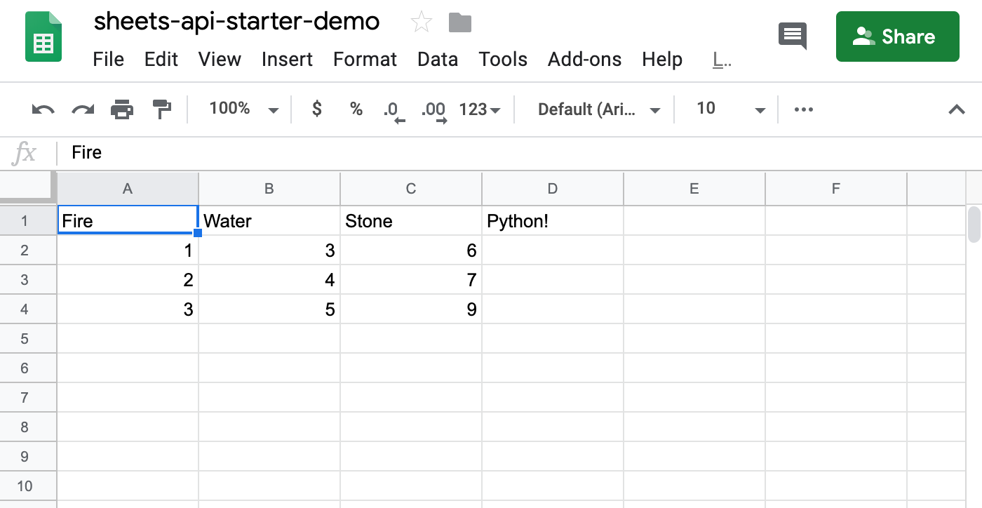 Using the Google Sheets API. Part I: Getting Started | by Boping | Medium