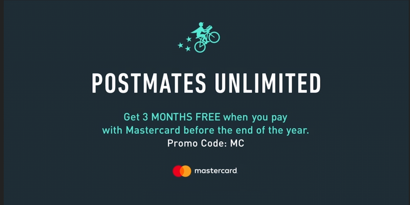 postmates new user