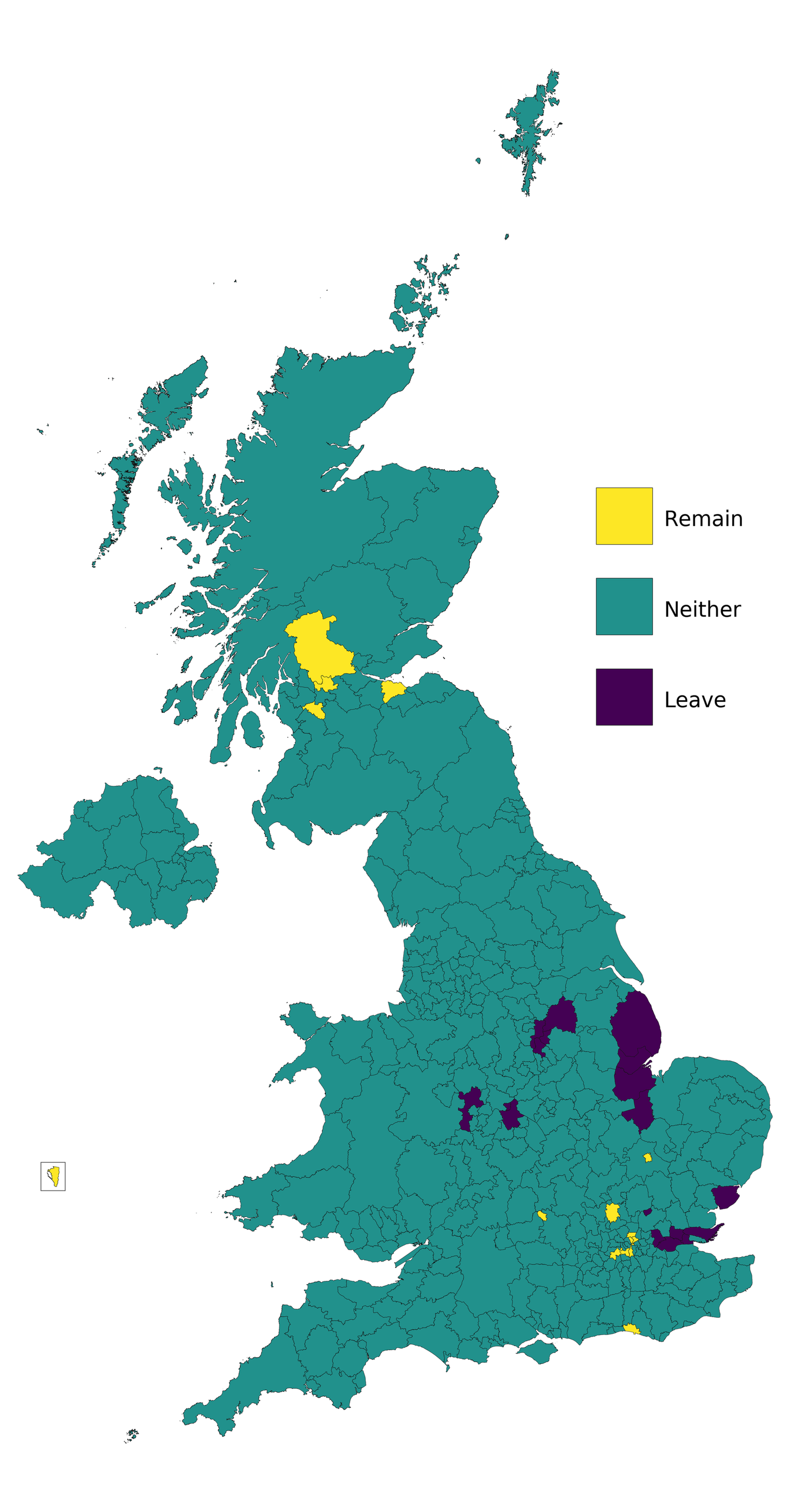 Brexit — a story in maps. They say a picture is worth a thousand… | by