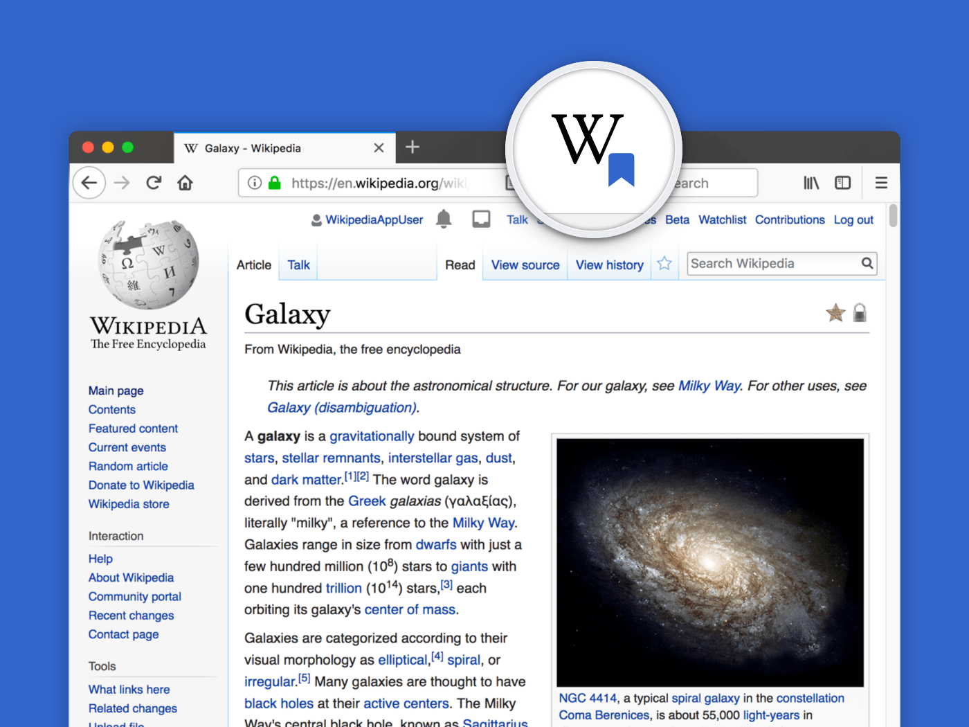 Galaxy Wikipedia In English