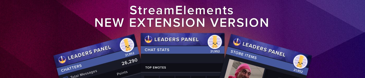 Twitch Extension is live!. ** New version of the extension is… | by Adam  Yosilewitz | StreamElements - Legendary Live Streaming