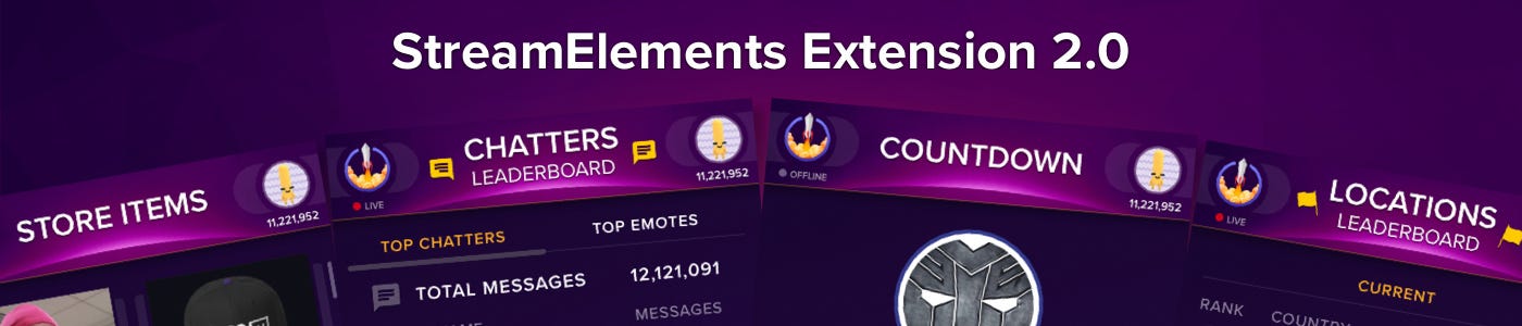 StreamElements Extension 2.0. Since its launch, the StreamElements… | by  Adam Yosilewitz | StreamElements - Legendary Live Streaming