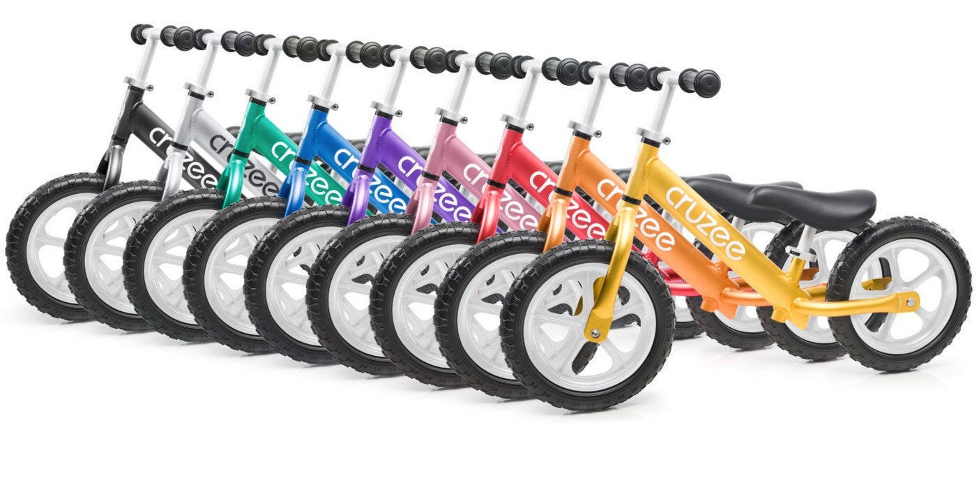 cruzee balance bike used
