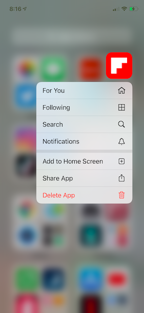 Adicionar aplicativos a tela inicial do iOS 14