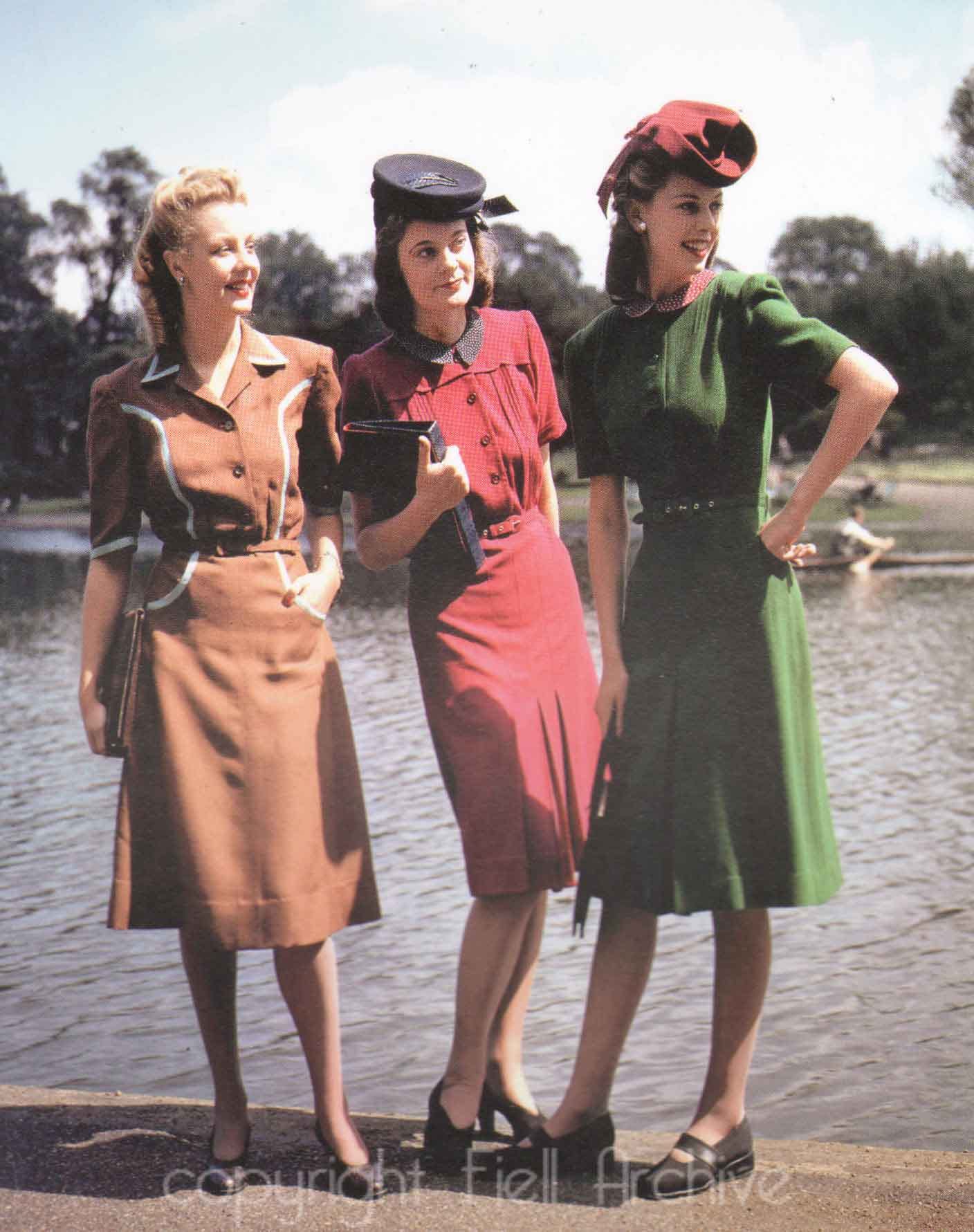 1940s ladies fashion