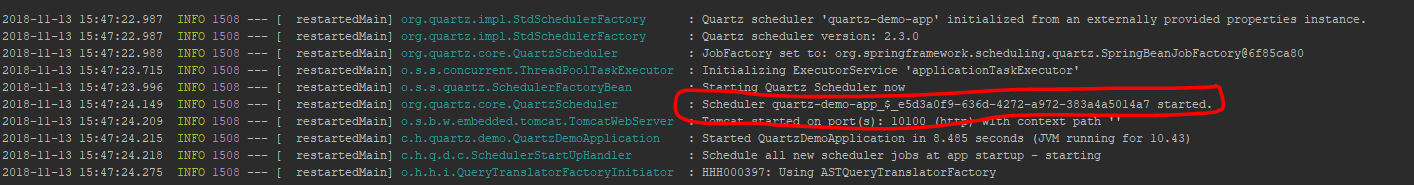 quartz scheduler example java spring boot