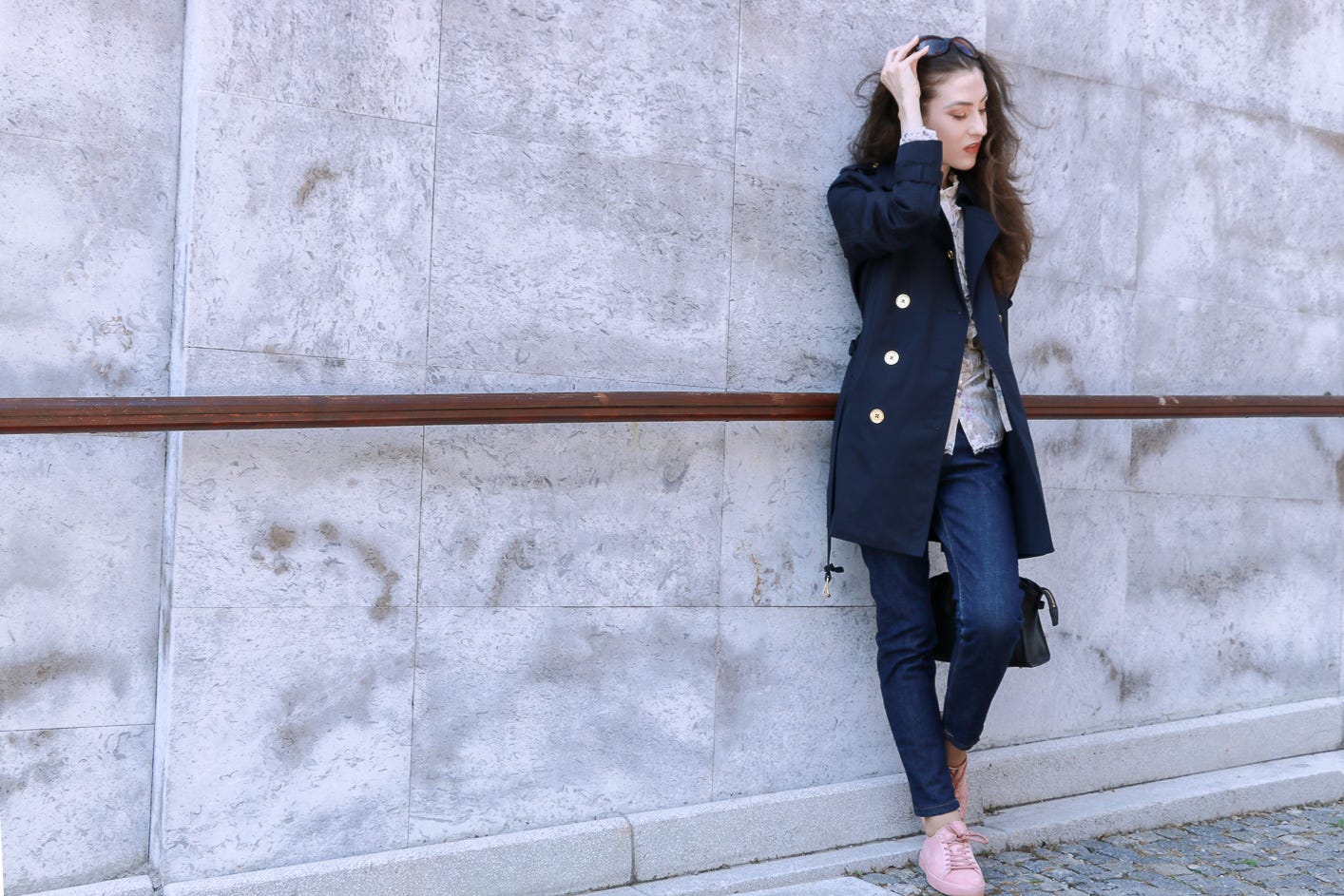 pink sneakers fashion