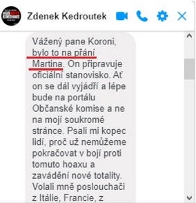 Reakcia na Martina Bavolára 1