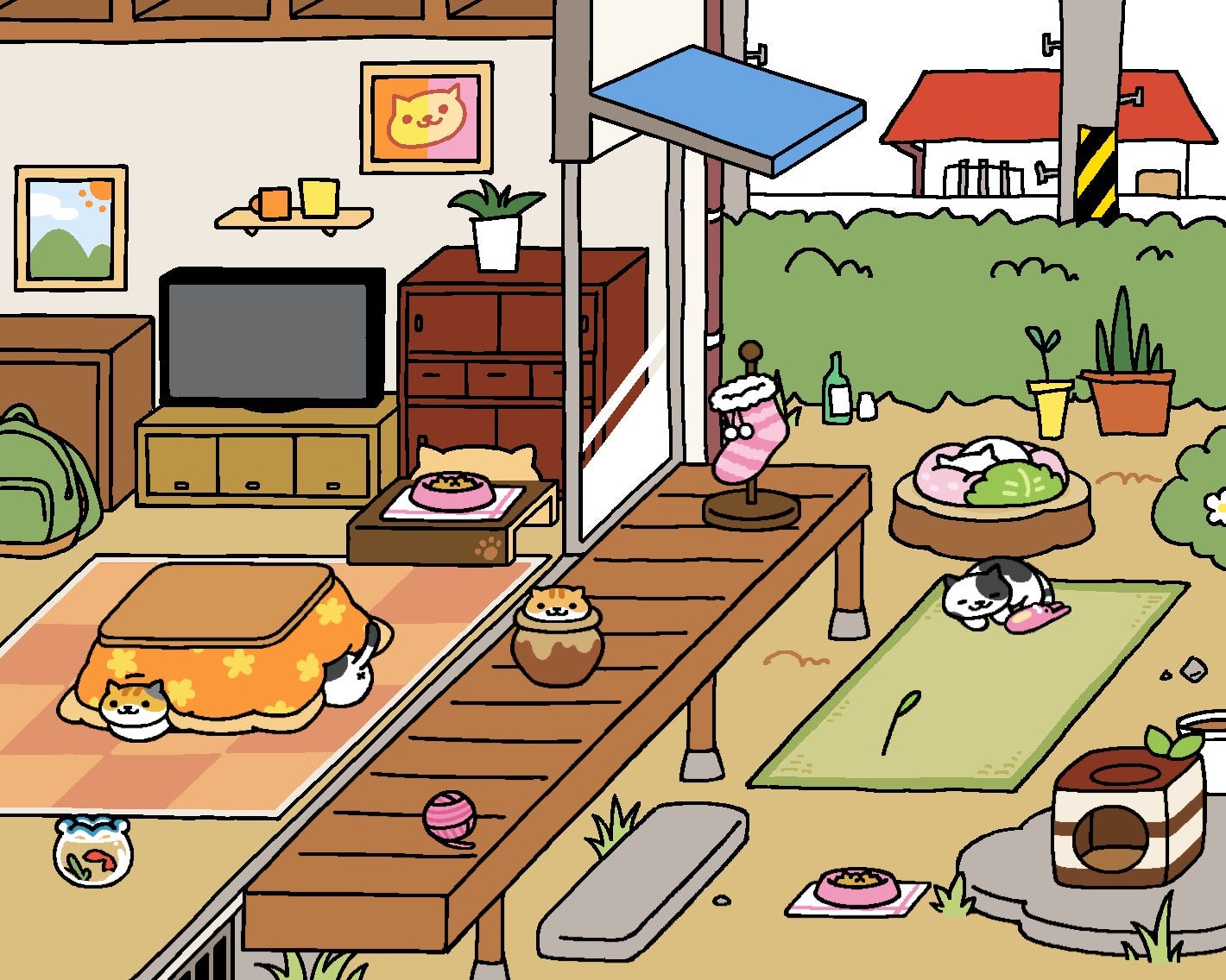 Neko Atsume Review. The best game to be addicted to | by Alice Wang | Medium