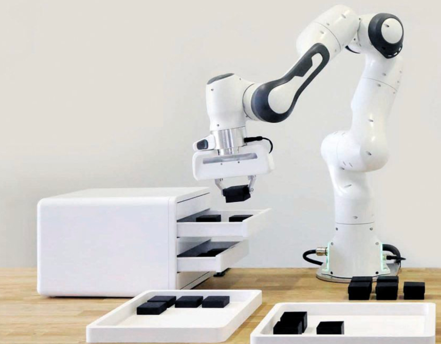 robotic arm on wheels