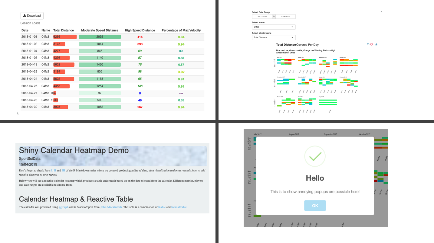 Markdown Calendar Template PDF Template