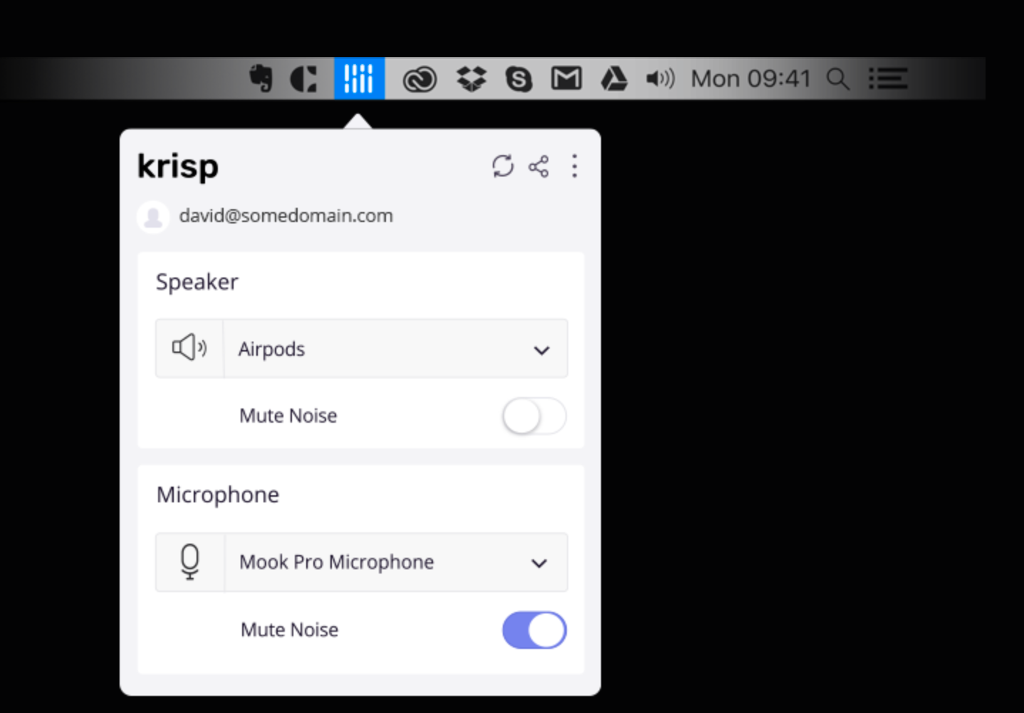 macos noise cancelling