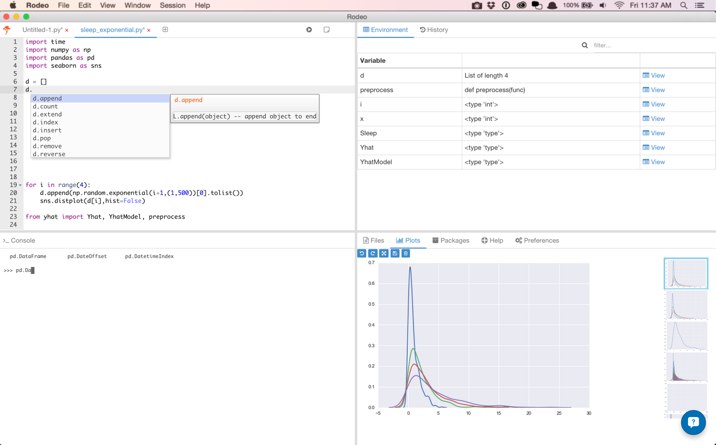 best python ide machine learning