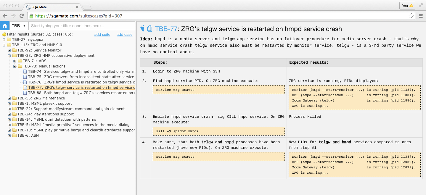 Test cases for fan image