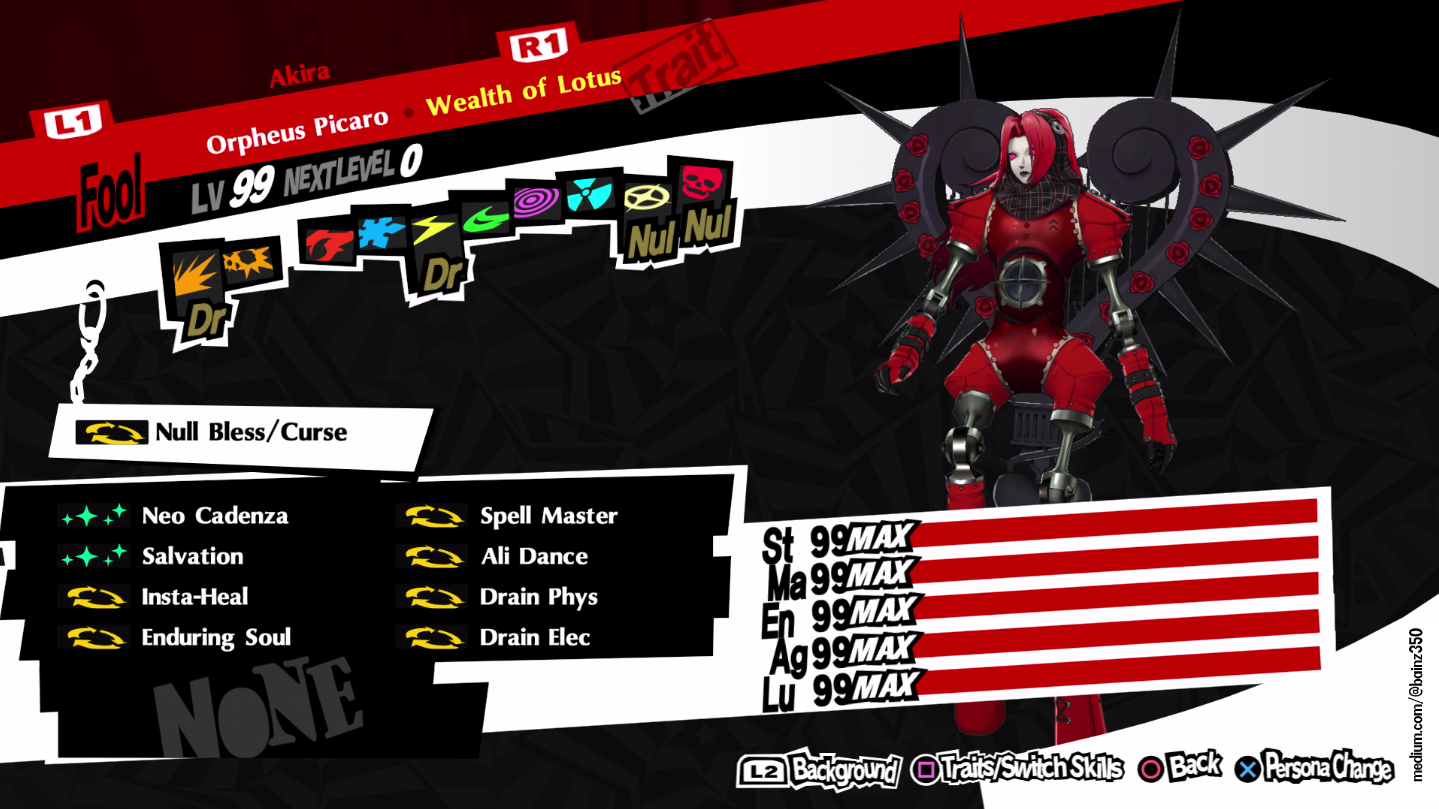 Ultimate Persona Team (Persona 5 Royal Builds) by bainz Medium