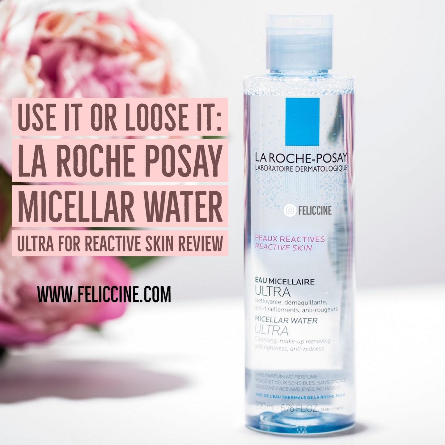micellar water ultra reactive skin