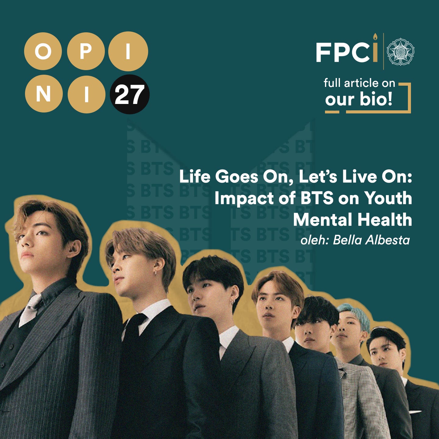 Life Goes On Let S Live On Impact Of Bts On Youth Mental Health By Foreign Policy Community Of Indonesia Chapter Ugm Medium