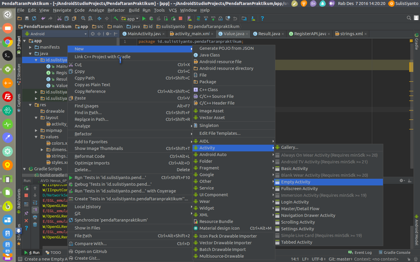 Tutorial Android Read data MySQL dengan Retrofit (CRUD Online Bagian 2 ...