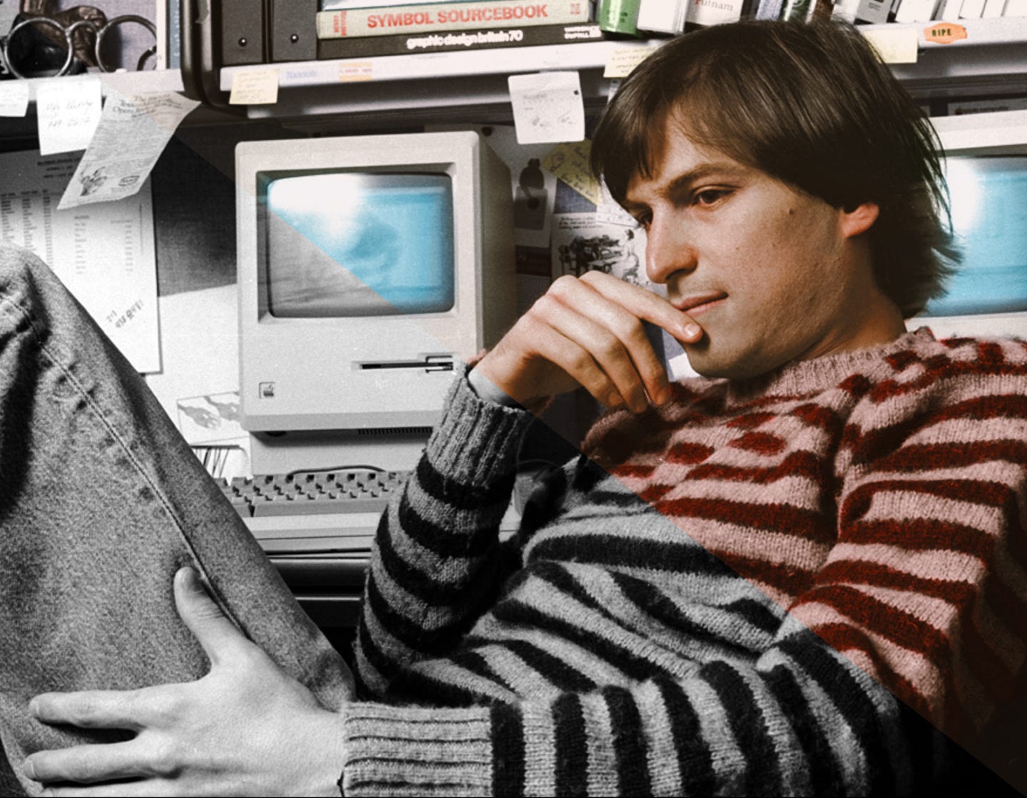 Steve Jobs 1984 Dynamichrome Viewfinder Medium