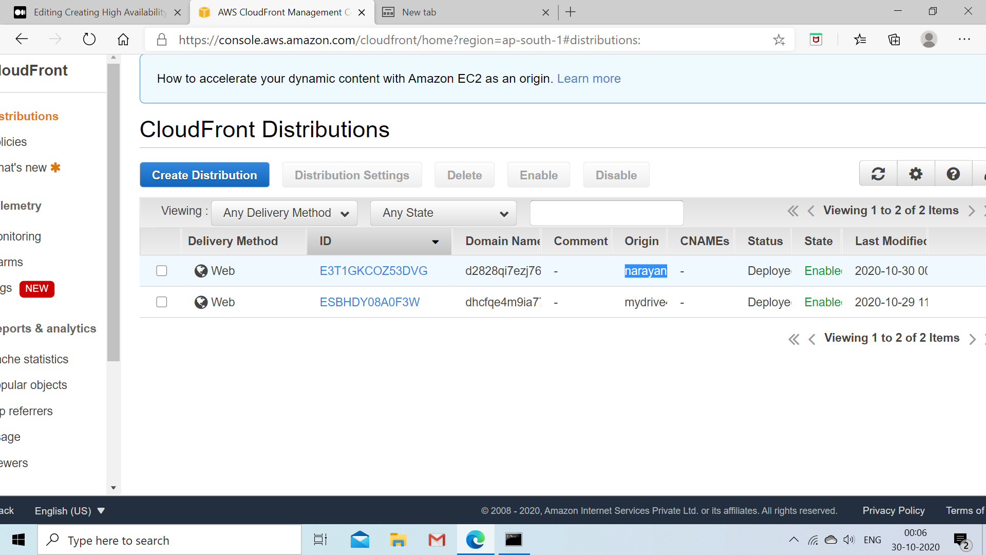 Creating High Availability Architecture with AWS CLI