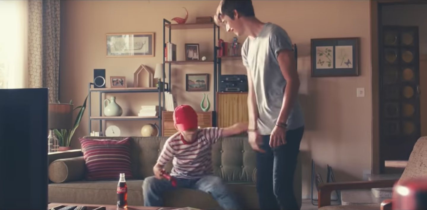 Coca Cola S Brotherly Love Super Bowl Commercial A Scene By