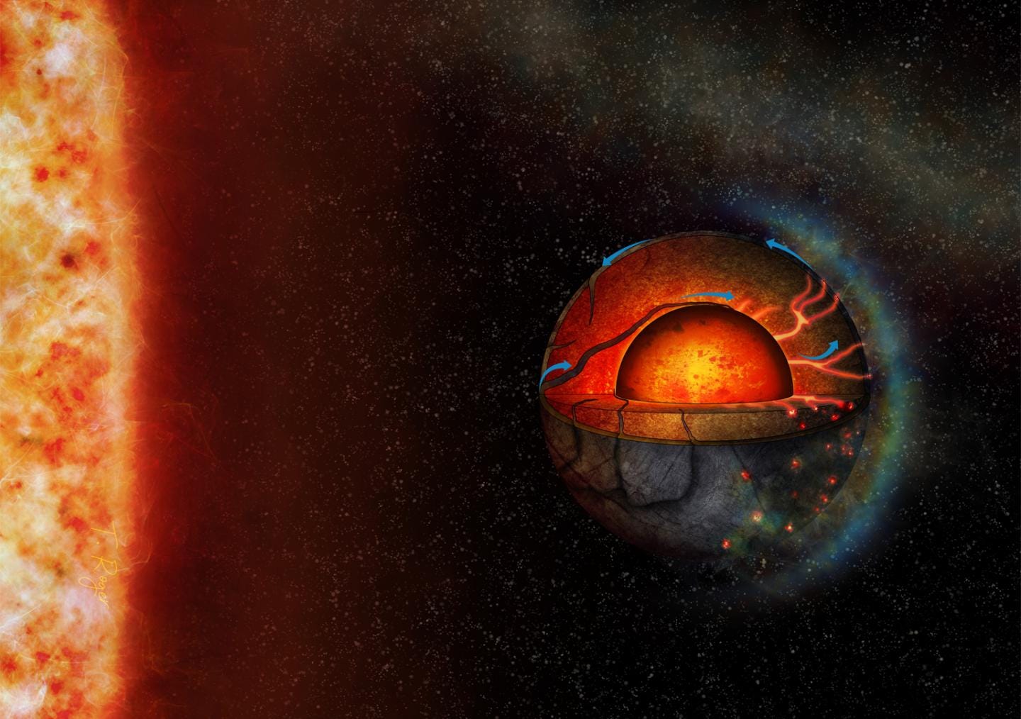 Astronomers have discovered the first exoplanet with plate tectonics - 13