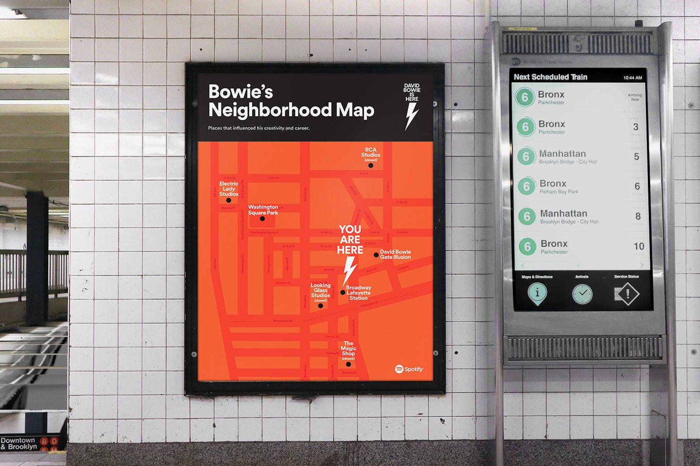 Battle Of The Brands Spotify Vs Soundcloud Subway Takeovers -