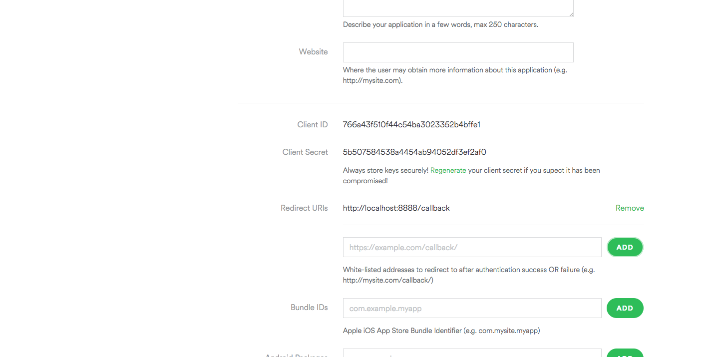 Spotify Api My Apps Spotify Api My Apps