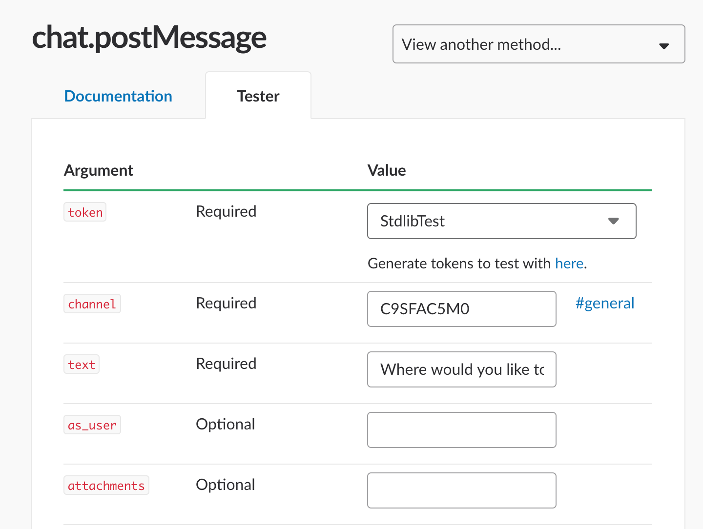 Chat_postmessage