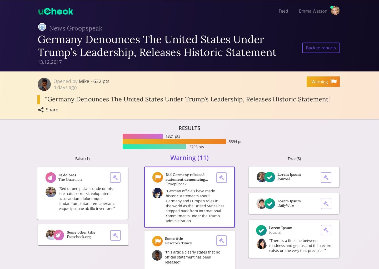 Introducing uCheck - Become a fact-checker - Precept - Medium