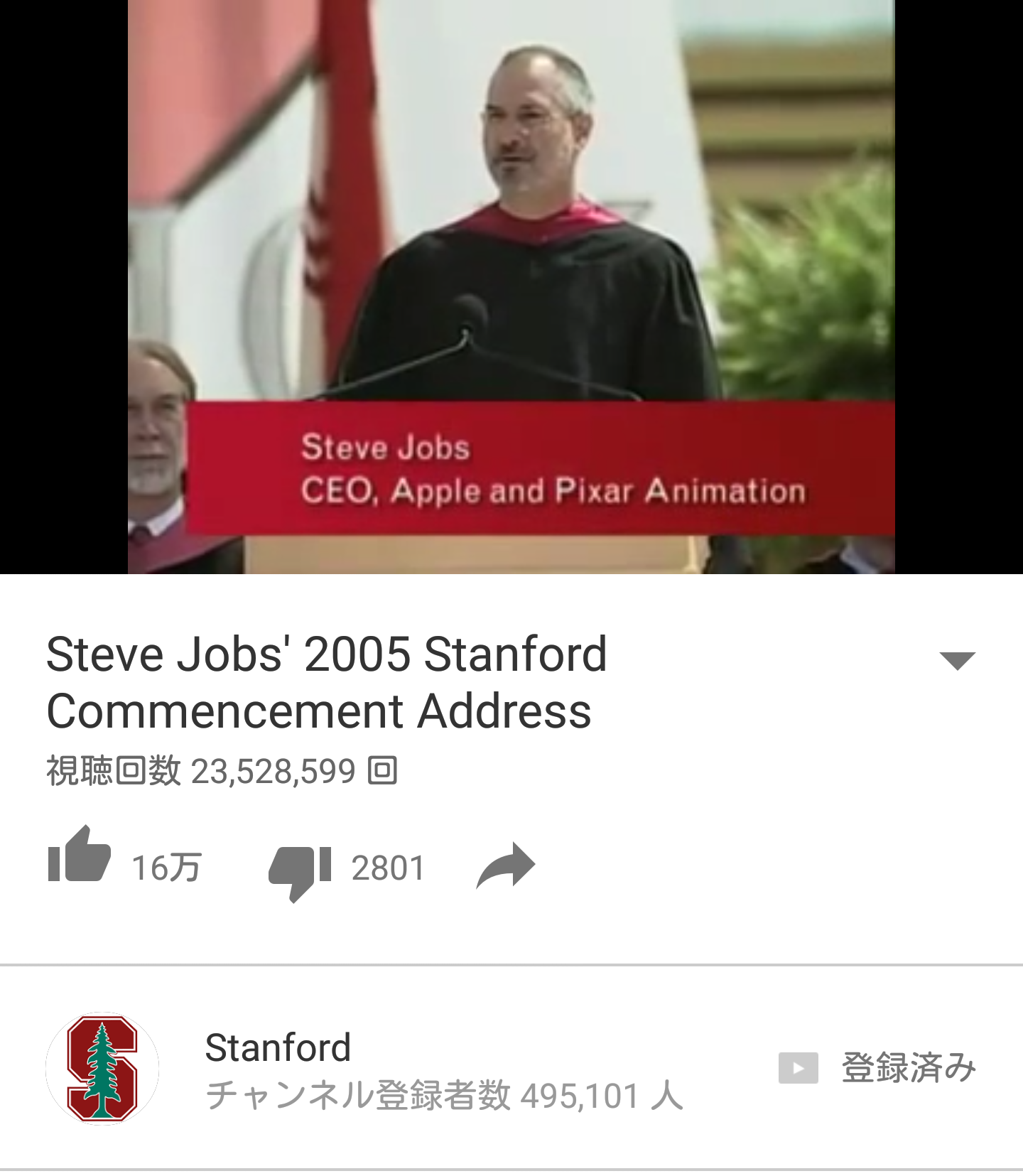 Speech Text Steve Jobs 05 Stanford Commencement Address Youtube English Text By Voice Hearing Text By Chuchu Japanese Translation Text By Stayfoolish Http Stayfoolish Jp Stay Hungry Stay Foolish By Chuchuopi Twitter Chuchuopico