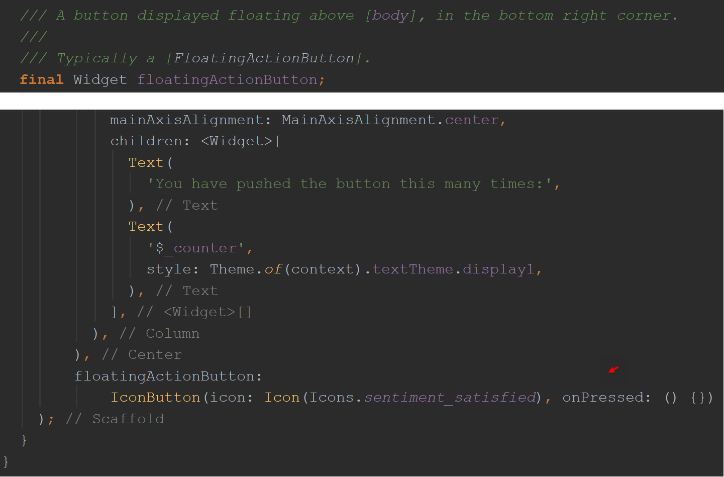 Scaffold Widget Medium