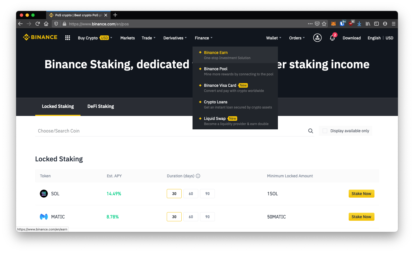 Is Locked Staking Safe On Binance : HOW TO: Binance Locked staking - Seems like locked staking will appropriate for #cardano.