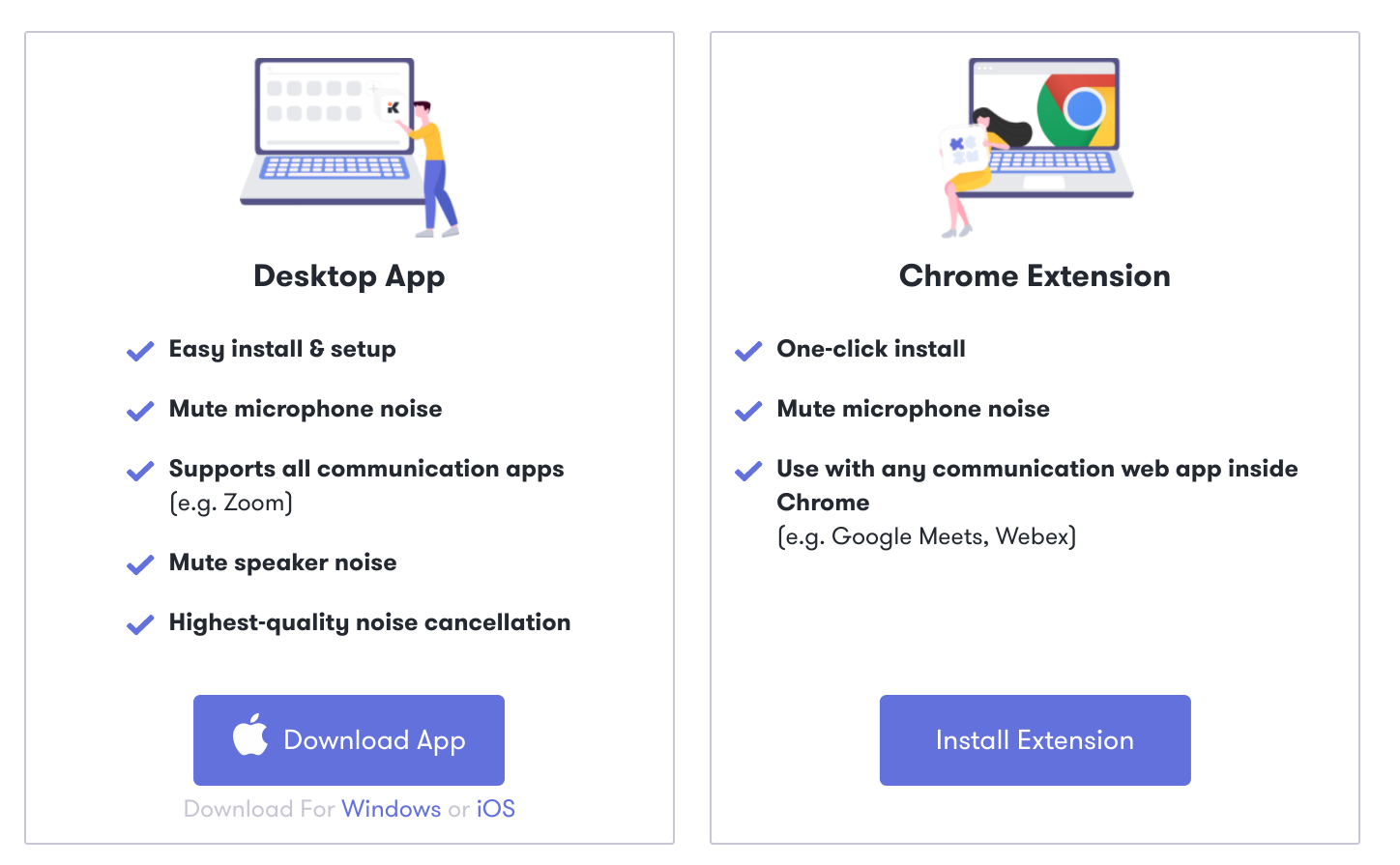 noise cancelling chrome extension