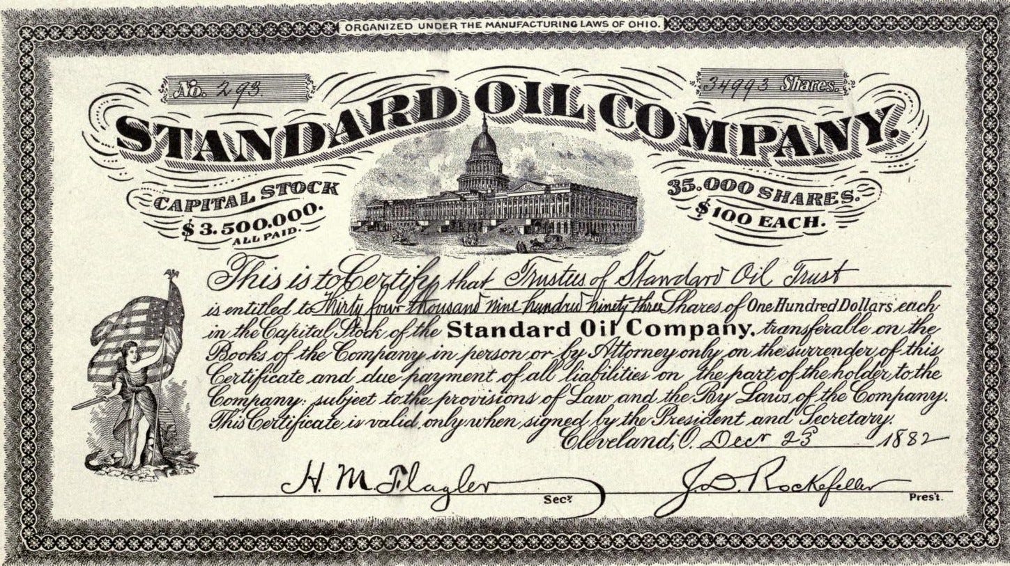 Data Is The New Oil Legal Management Lessons From John D Rockefeller And Standard Oil By Ed Walters Medium