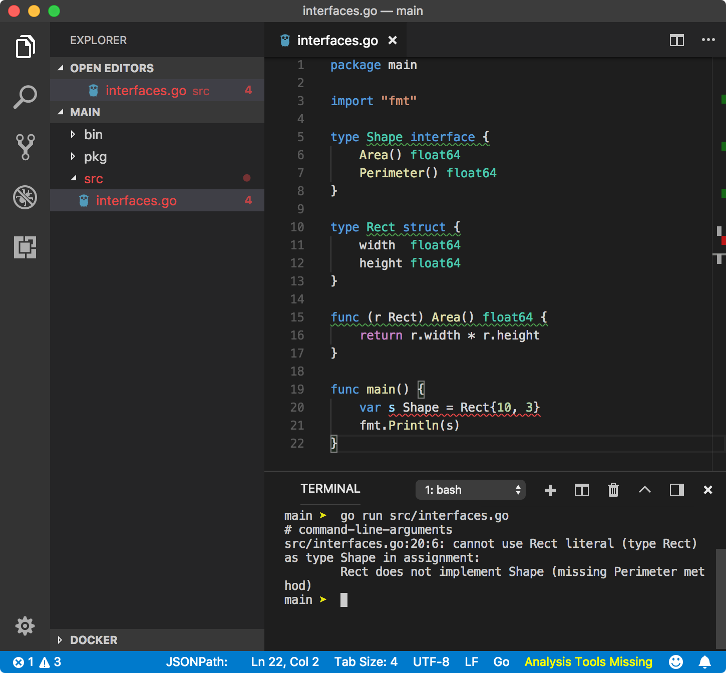 Golang struct to string image