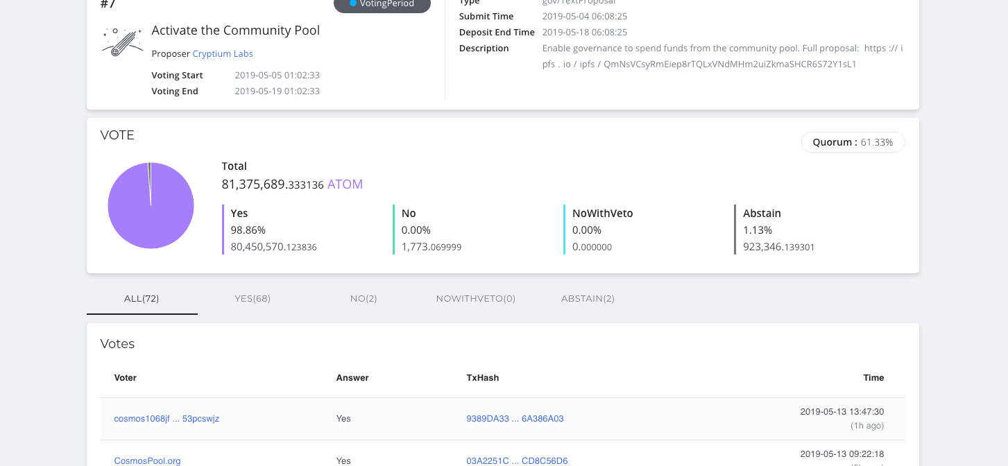 Mintscan.io — The Cosmos (ATOM) Block Explorer by David