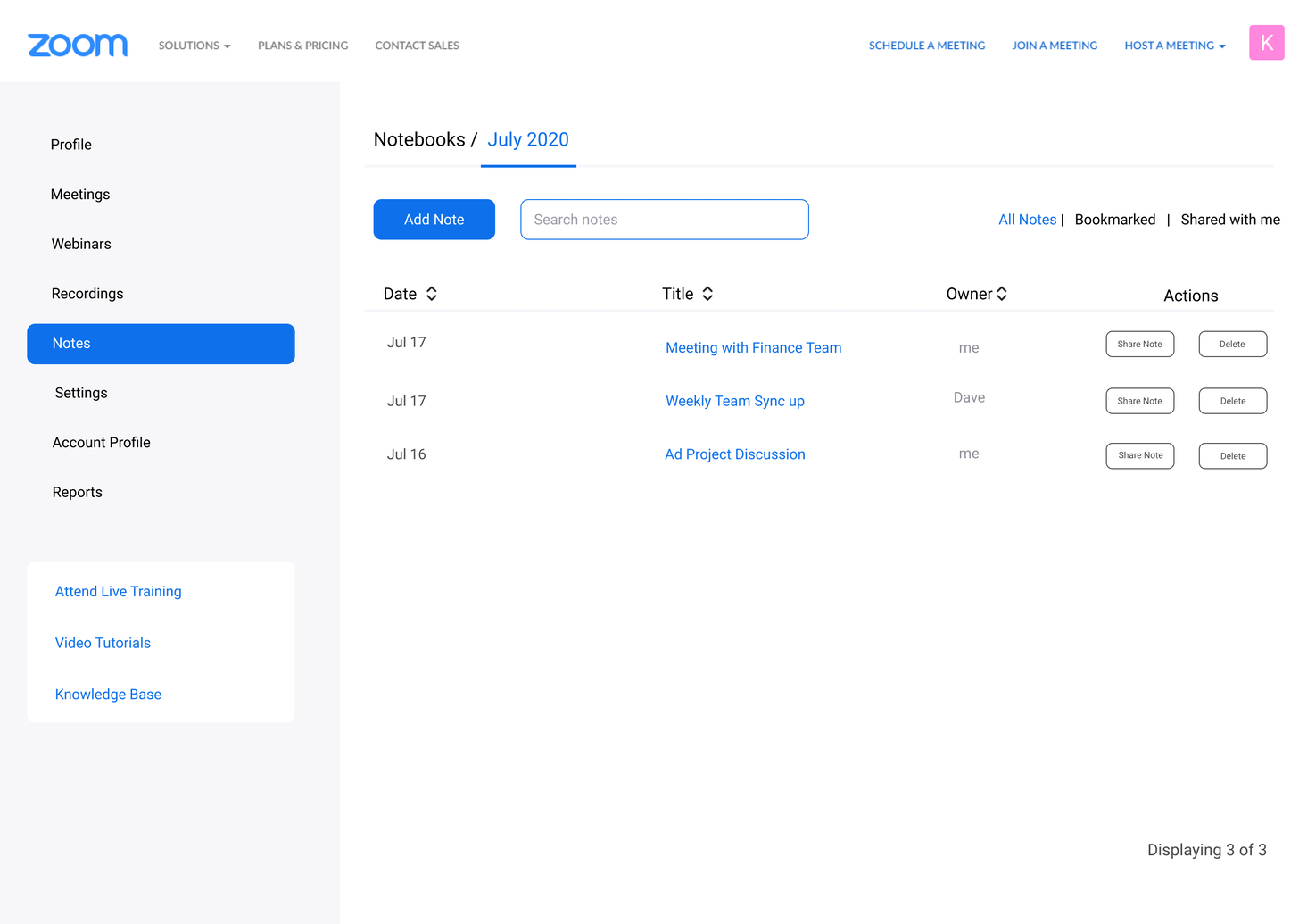 Visualizing a notetaking feature inside Zoom by Karthik Pasupathy