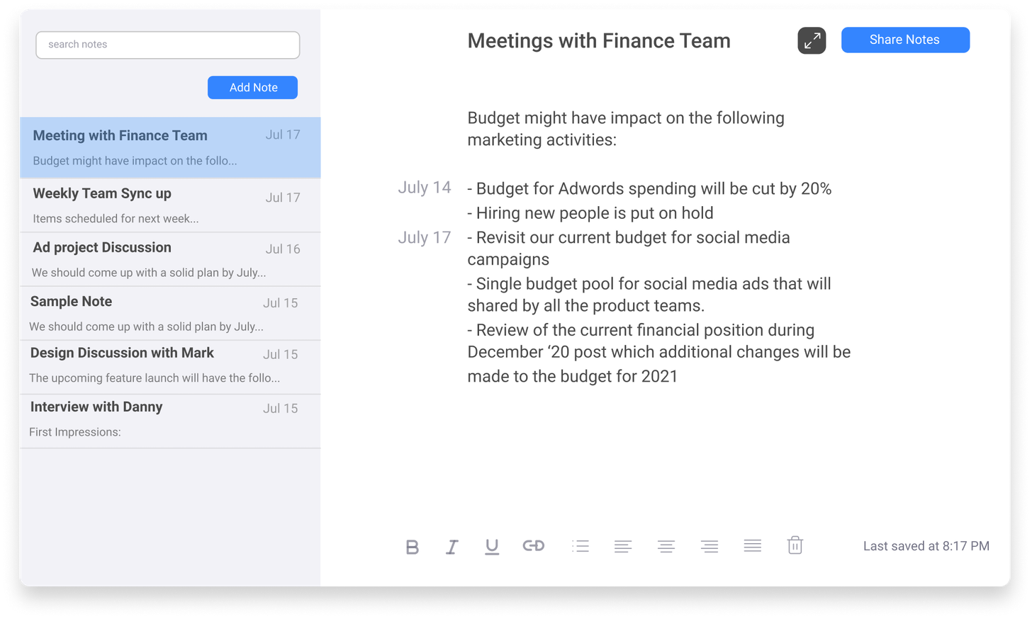 Visualizing a notetaking feature inside Zoom by Karthik Pasupathy